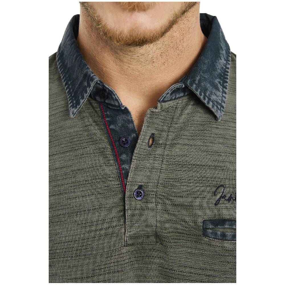 Jan Vanderstorm Poloshirt CAMILLO Oliv