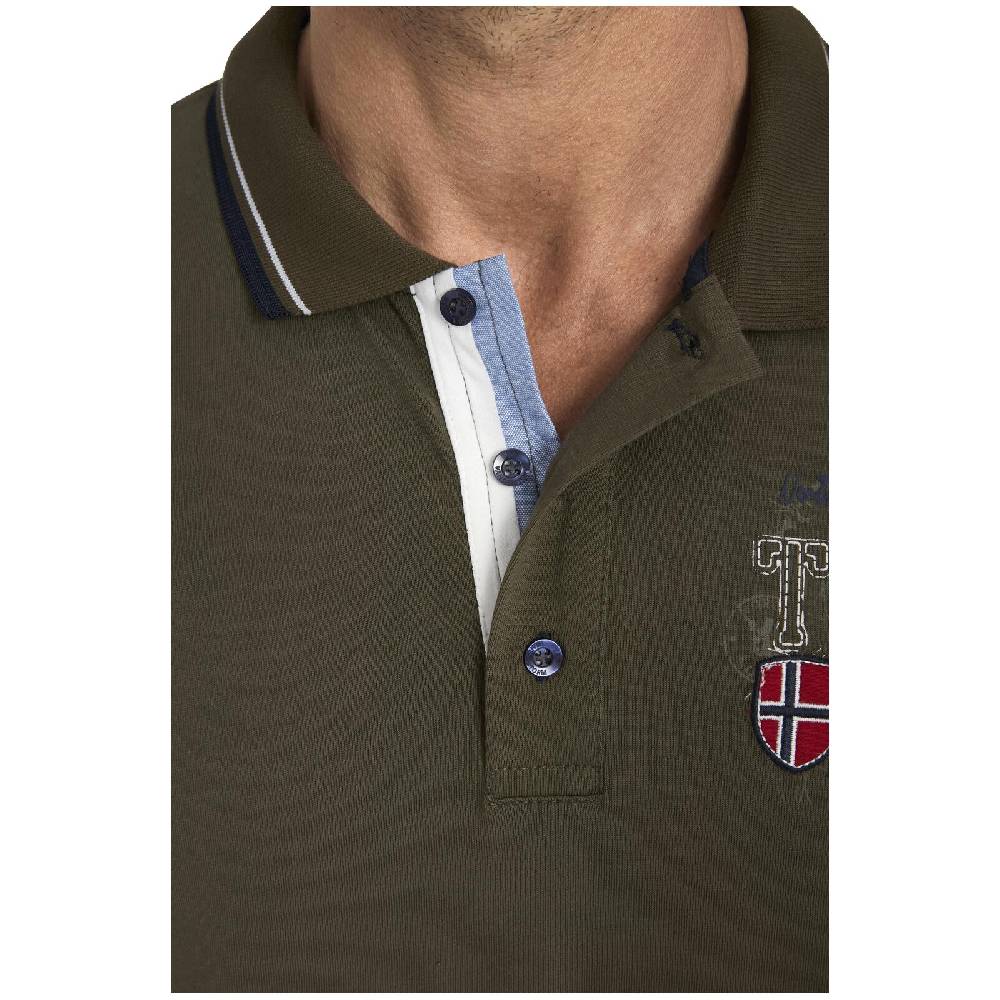 Jan Vanderstorm Poloshirt DANKFRIED Oliv