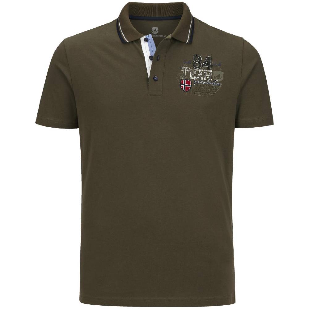 Jan Vanderstorm Poloshirt DANKFRIED oliv