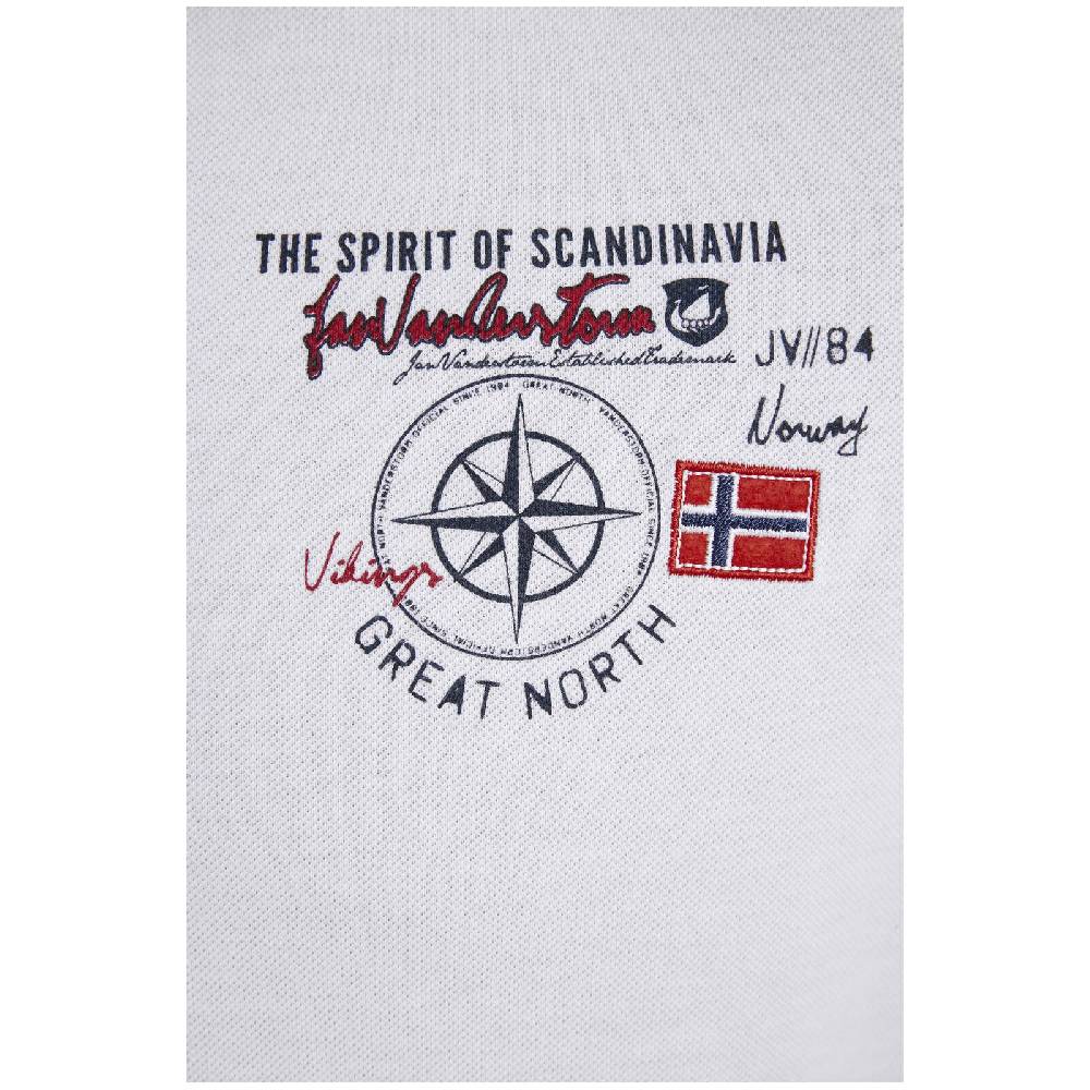 Jan Vanderstorm Poloshirt DILAN Weiß