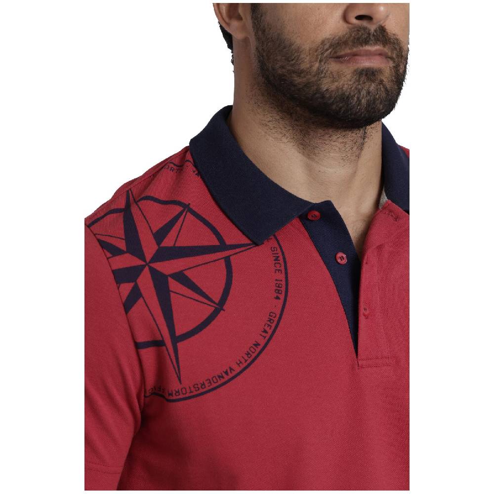 Jan Vanderstorm Poloshirt ERING Rot