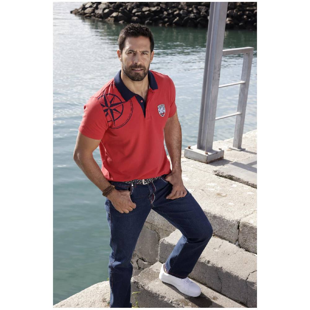 Jan Vanderstorm Poloshirt ERING Rot