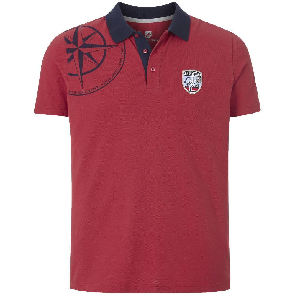 Jan Vanderstorm Poloshirt ERING rot