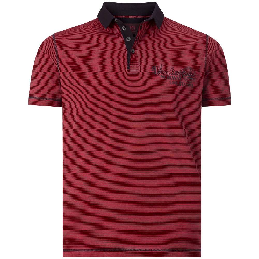 Jan Vanderstorm Poloshirt EWERTH rot
