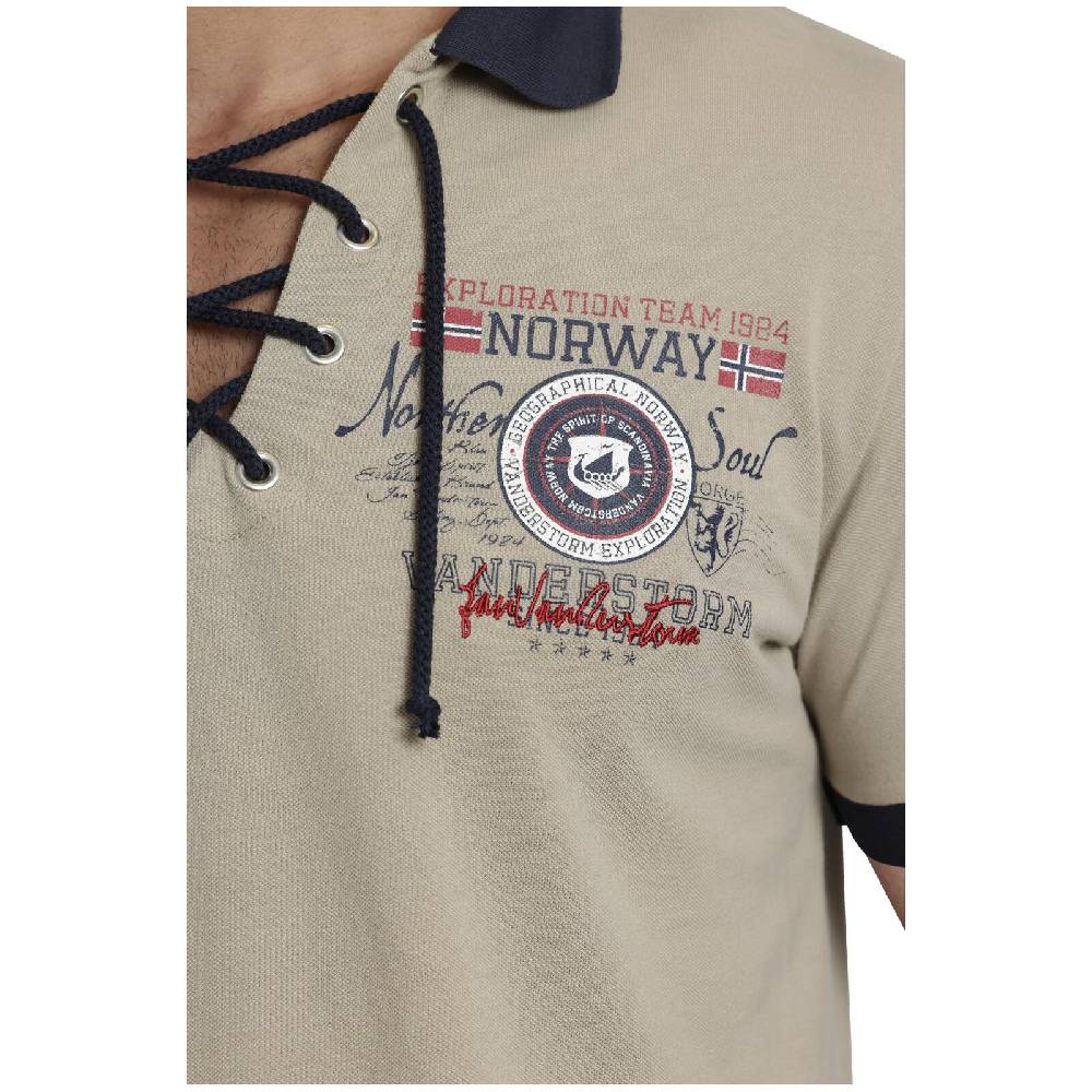 Jan Vanderstorm Poloshirt FASTE Beige