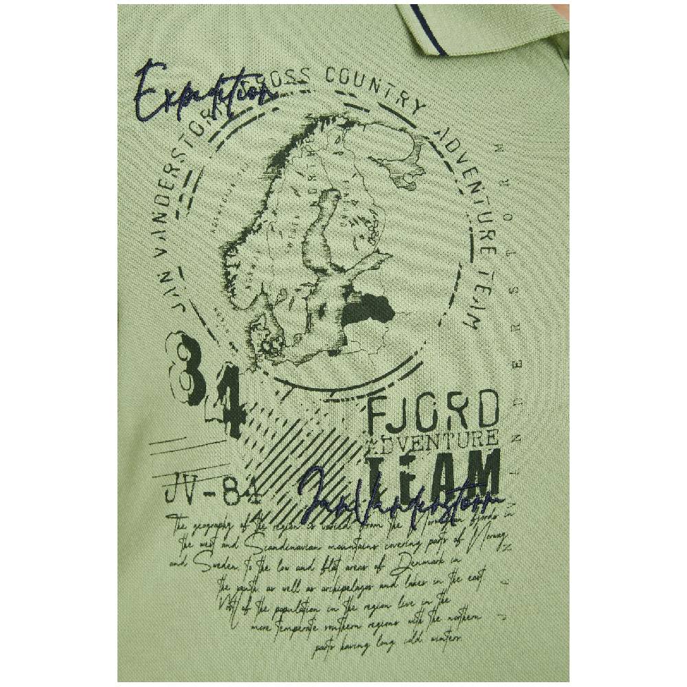 Jan Vanderstorm Poloshirt FJODOR Hellgrün