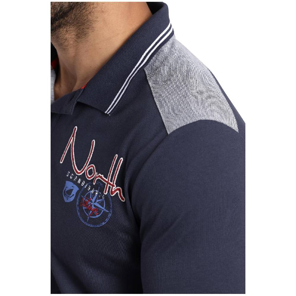 Jan Vanderstorm Poloshirt GAIDEMAR Dunkelblau