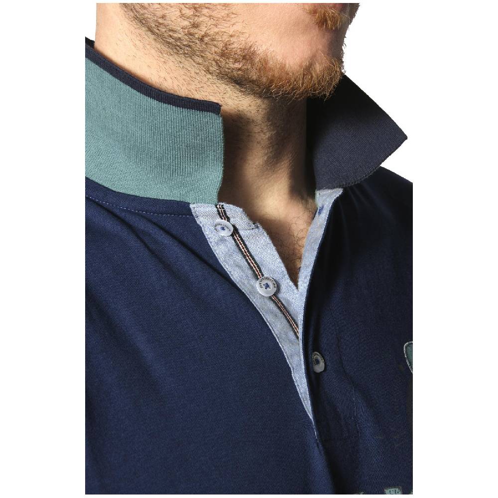 Jan Vanderstorm Poloshirt GIZUR Royal Blau