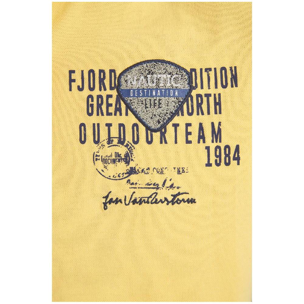 Jan Vanderstorm Poloshirt HALLFRED Gelb