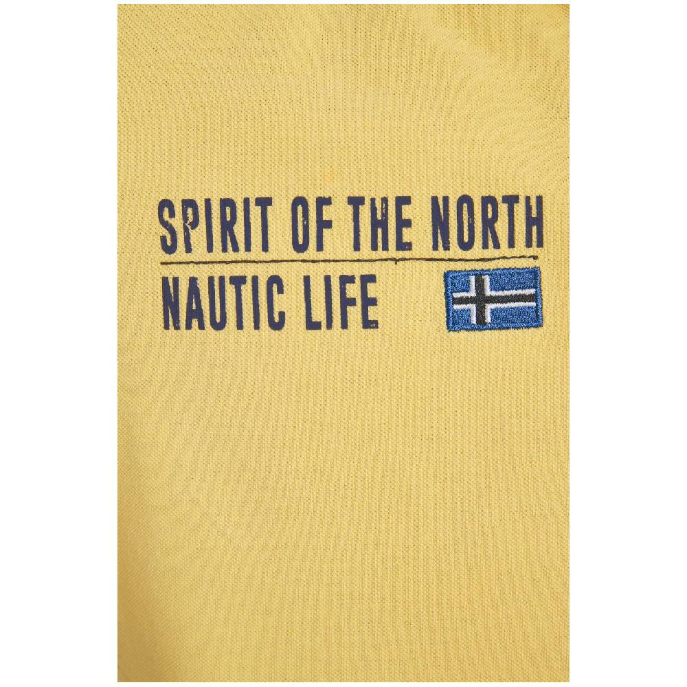 Jan Vanderstorm Poloshirt HALLFRED Gelb