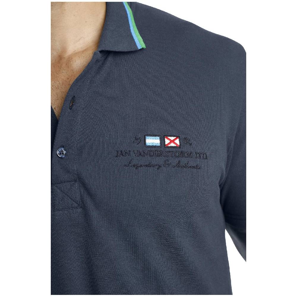 Jan Vanderstorm Poloshirt HJORD Dunkelblau