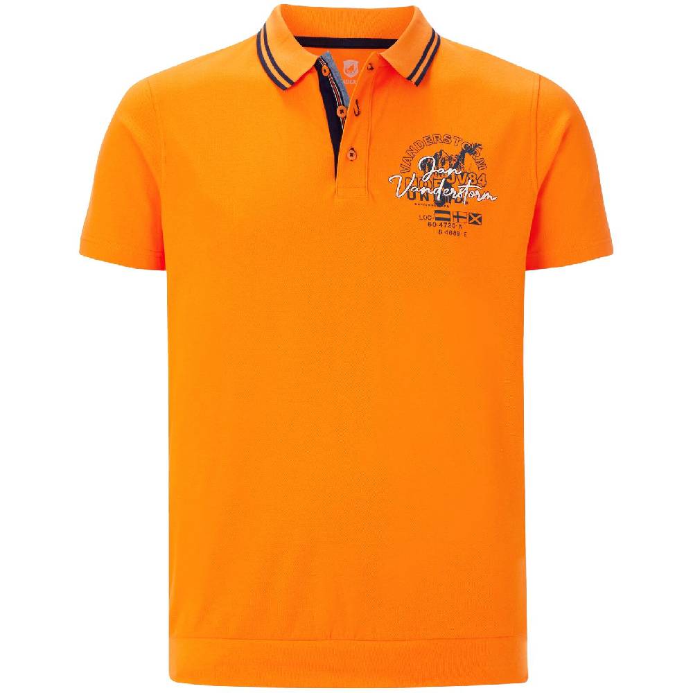 Jan Vanderstorm Poloshirt HROLFMUND orange