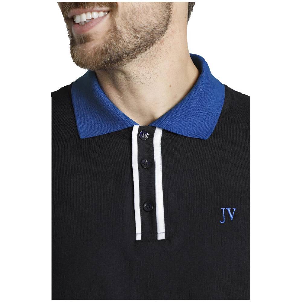 Jan Vanderstorm Poloshirt ISFRIED Schwarz