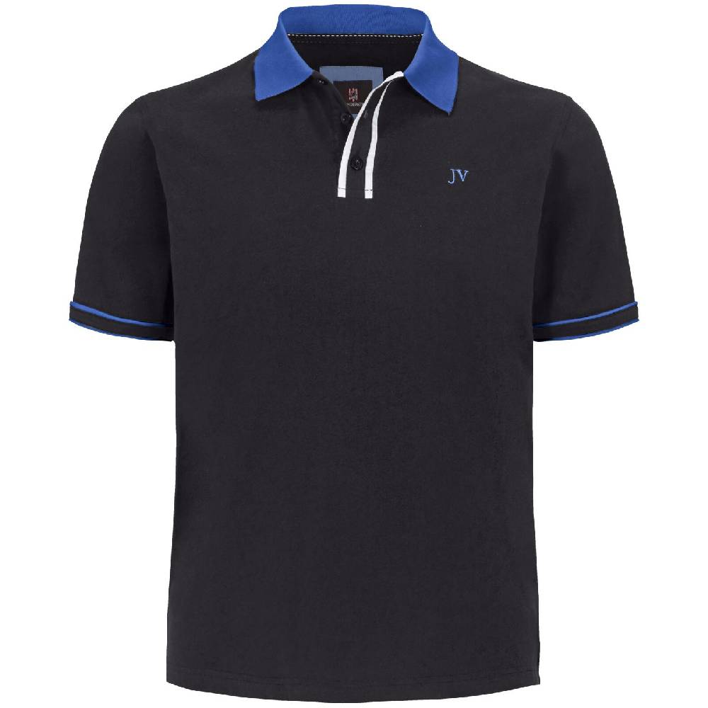 Jan Vanderstorm Poloshirt ISFRIED schwarz