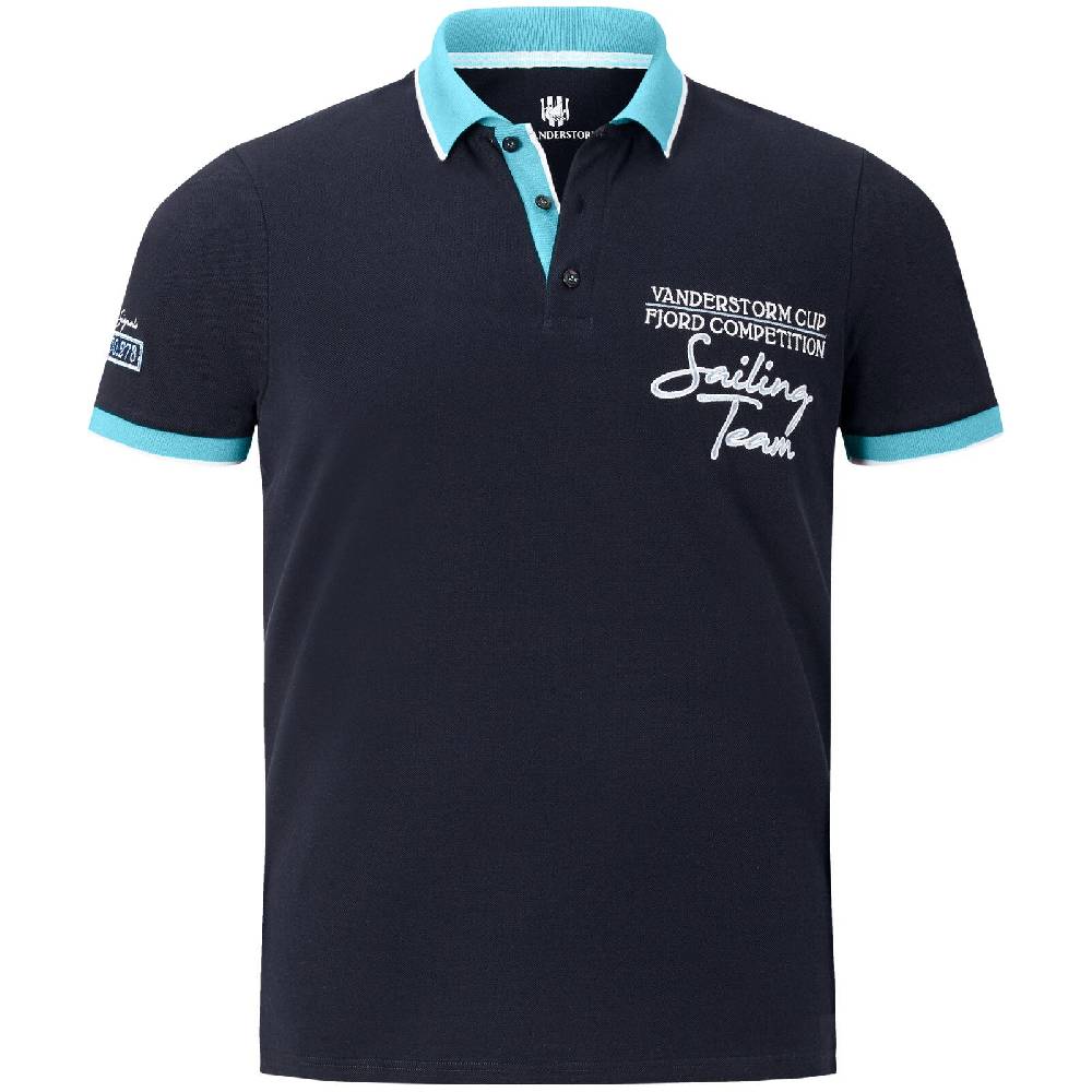 Jan Vanderstorm Poloshirt IWAR dunkelblau