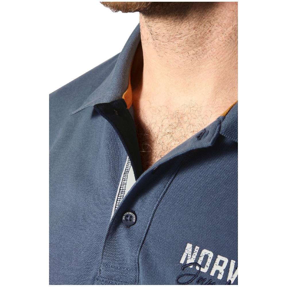 Jan Vanderstorm Poloshirt JAKOV Blau