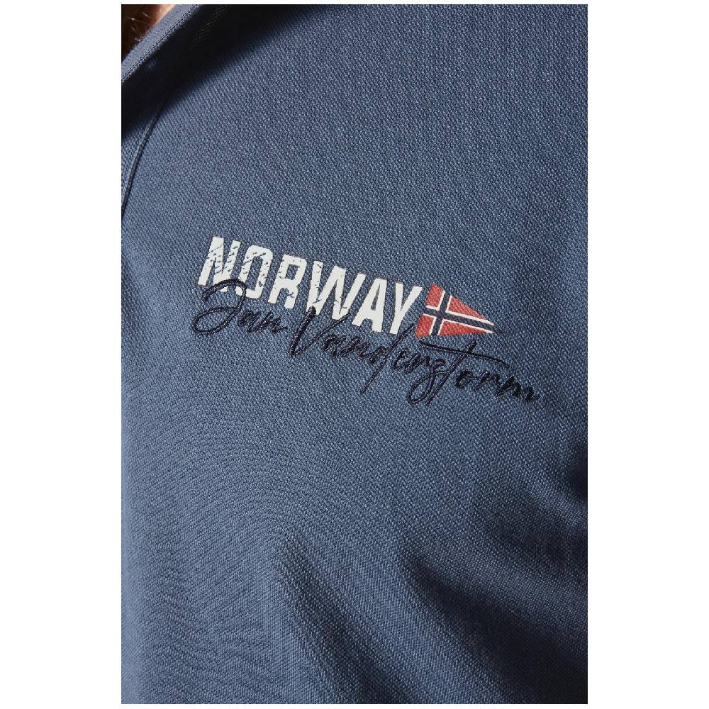 Jan Vanderstorm Poloshirt JAKOV Blau