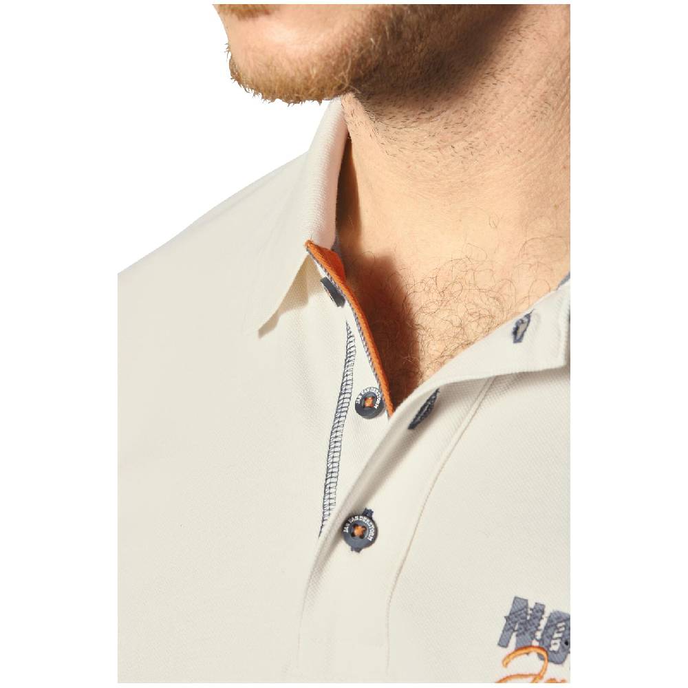 Jan Vanderstorm Poloshirt JAKOV Wollweiß