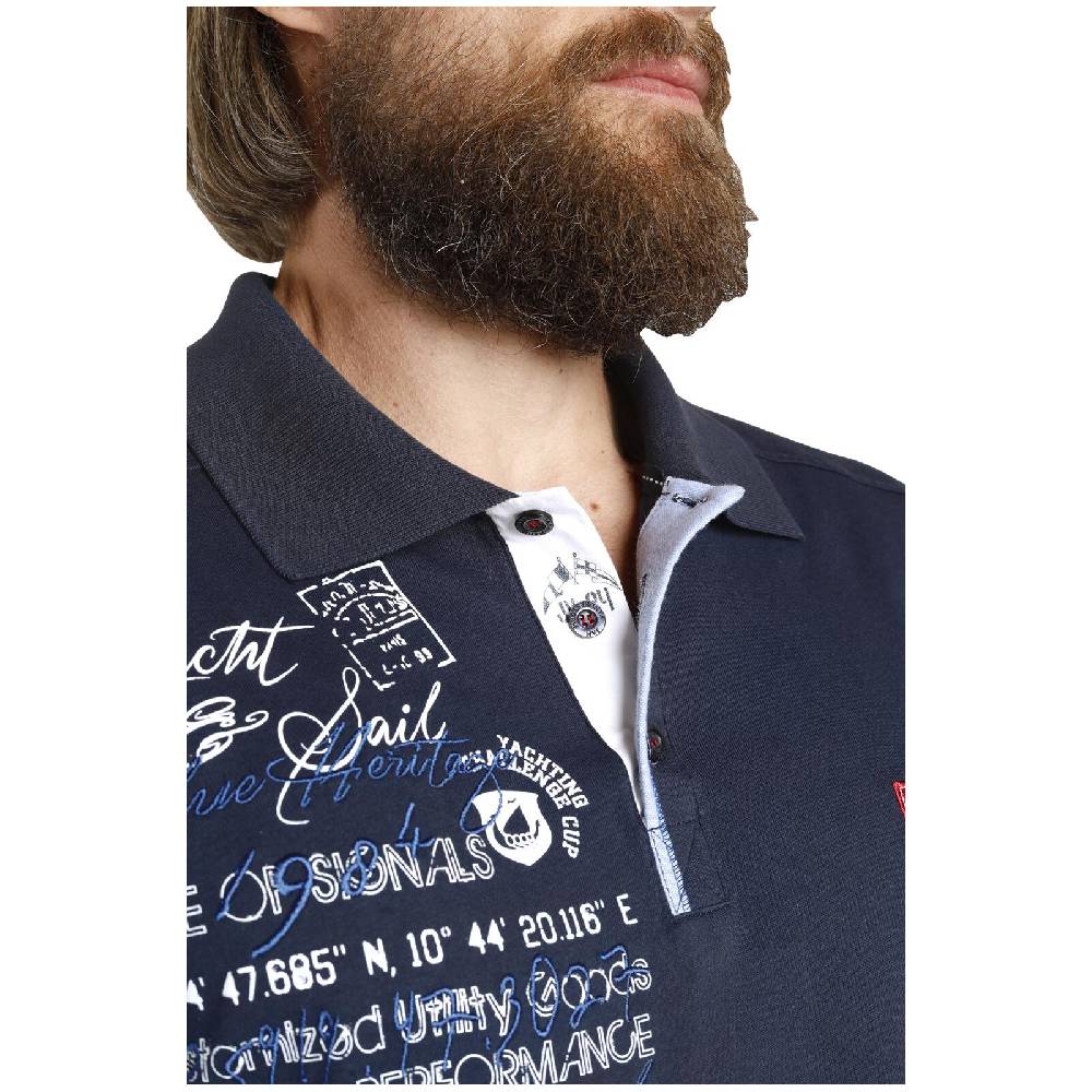 Jan Vanderstorm Poloshirt JANO Dunkelblau