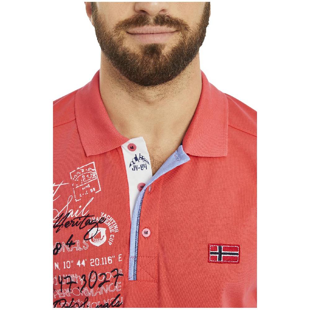 Jan Vanderstorm Poloshirt JANO Dunkelorange