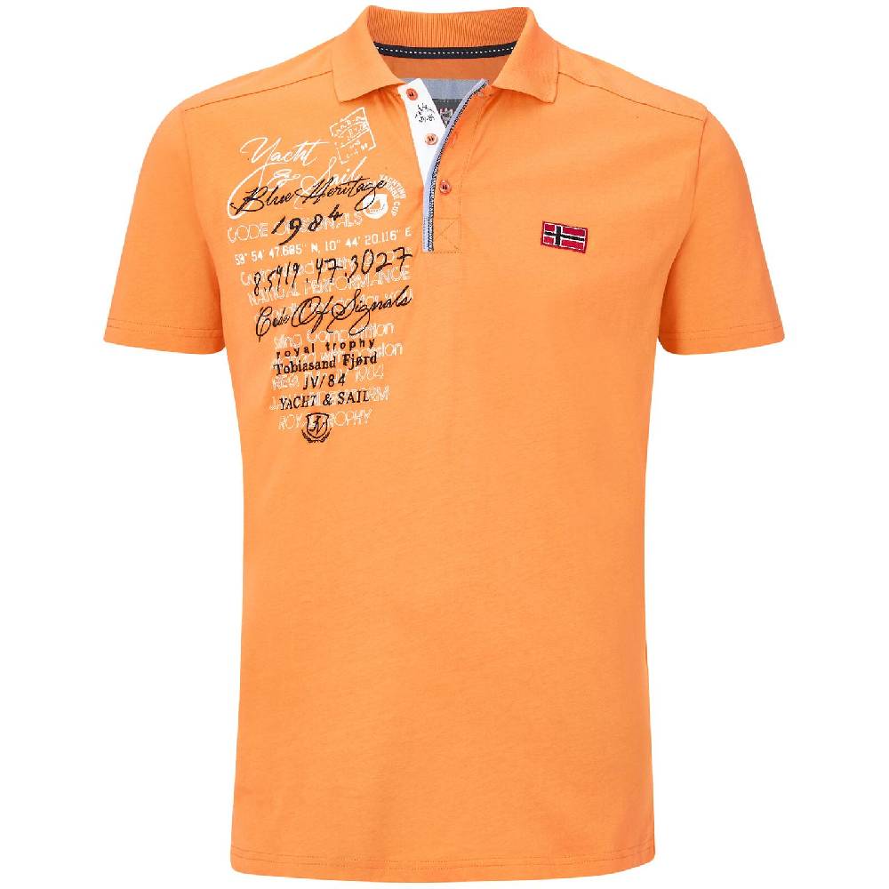 Jan Vanderstorm Poloshirt JANO orange