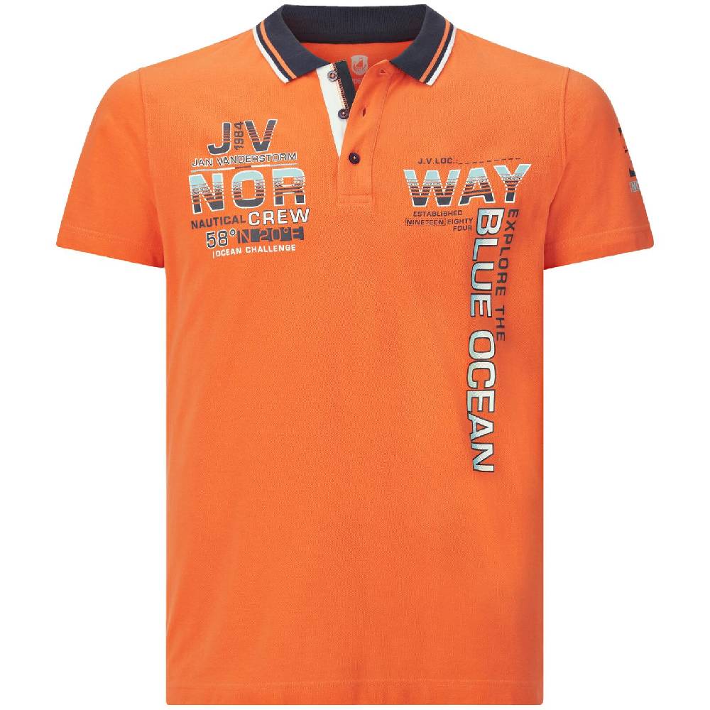 Jan Vanderstorm Poloshirt JERKER orange