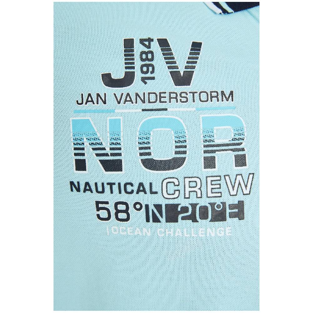 Jan Vanderstorm Poloshirt JERKER Türkis
