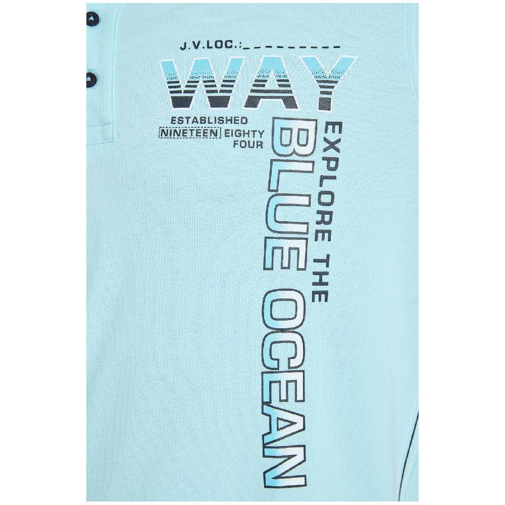 Jan Vanderstorm Poloshirt JERKER Türkis