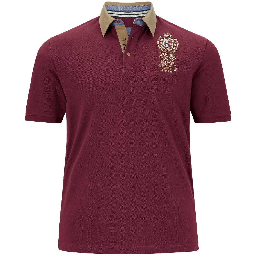 Jan Vanderstorm Poloshirt JOAKIM dunkelrot