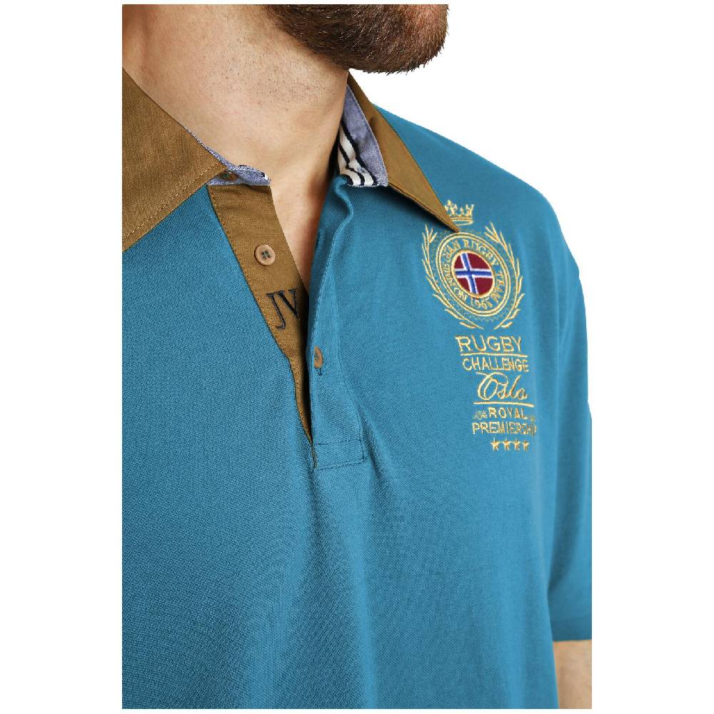 Jan Vanderstorm Poloshirt JOAKIM Petrol