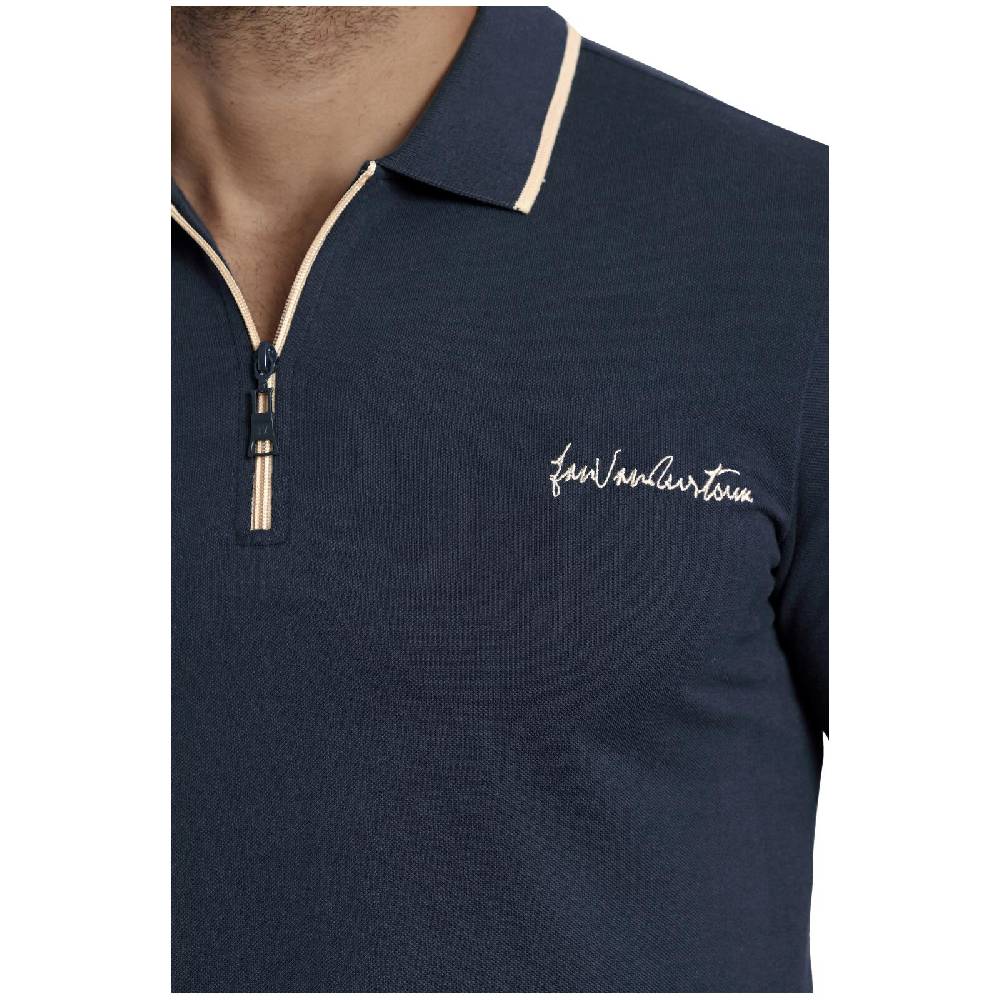 Jan Vanderstorm Poloshirt JOHAR Dunkelblau