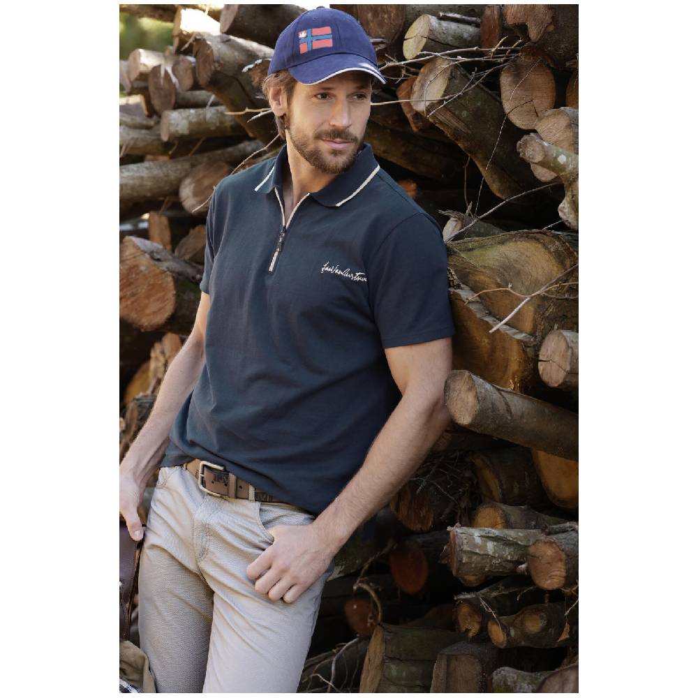 Jan Vanderstorm Poloshirt JOHAR Dunkelblau