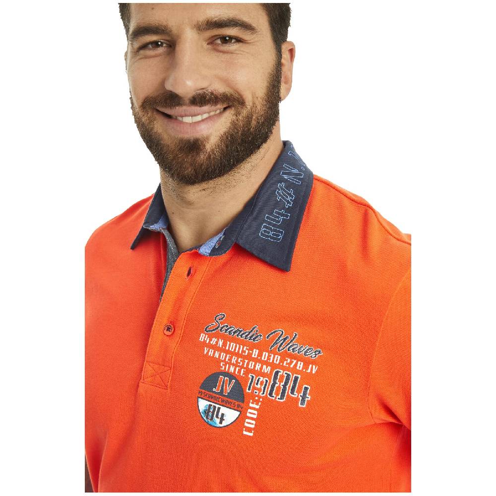 Jan Vanderstorm Poloshirt KODEWIN Orange