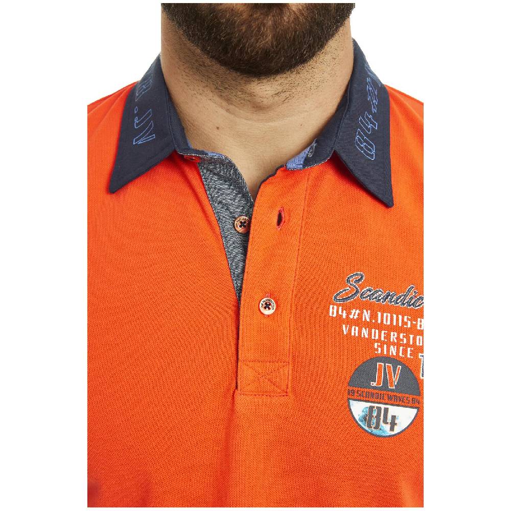 Jan Vanderstorm Poloshirt KODEWIN Orange