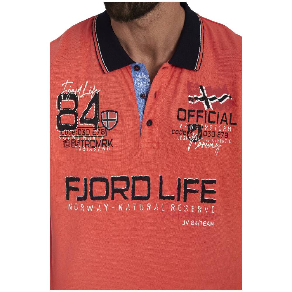 Jan Vanderstorm Poloshirt LADISLAUS Orange