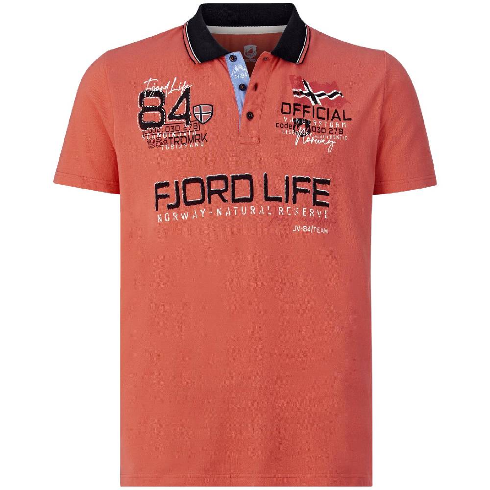 Jan Vanderstorm Poloshirt LADISLAUS orange