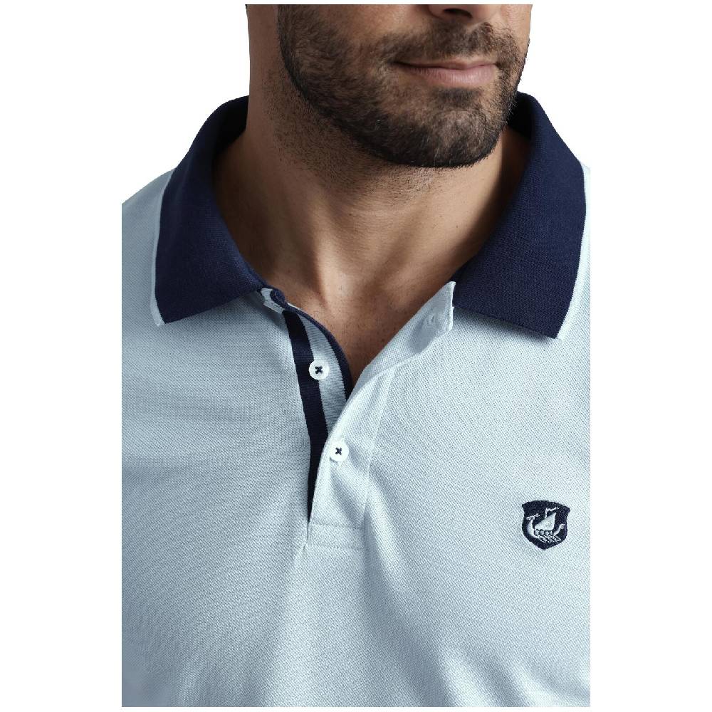 Jan Vanderstorm Poloshirt LAVRANS Hellblau