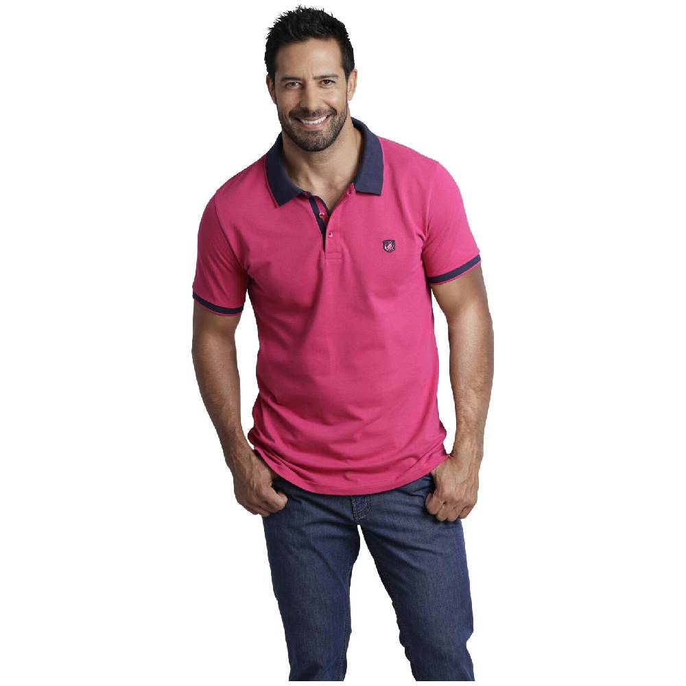 Jan Vanderstorm Poloshirt LAVRANS Pink