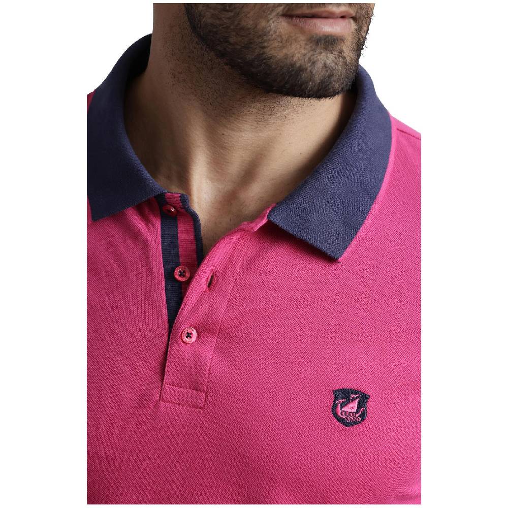 Jan Vanderstorm Poloshirt LAVRANS Pink