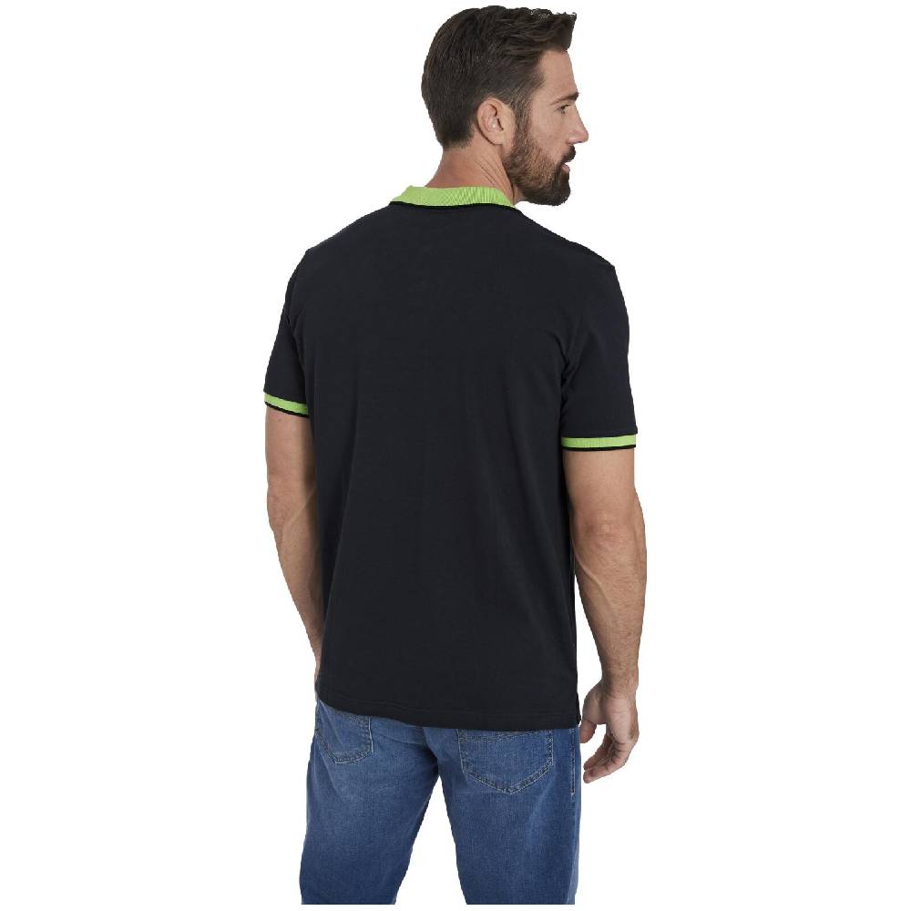 Jan Vanderstorm Poloshirt LAVRANS Schwarz Grün