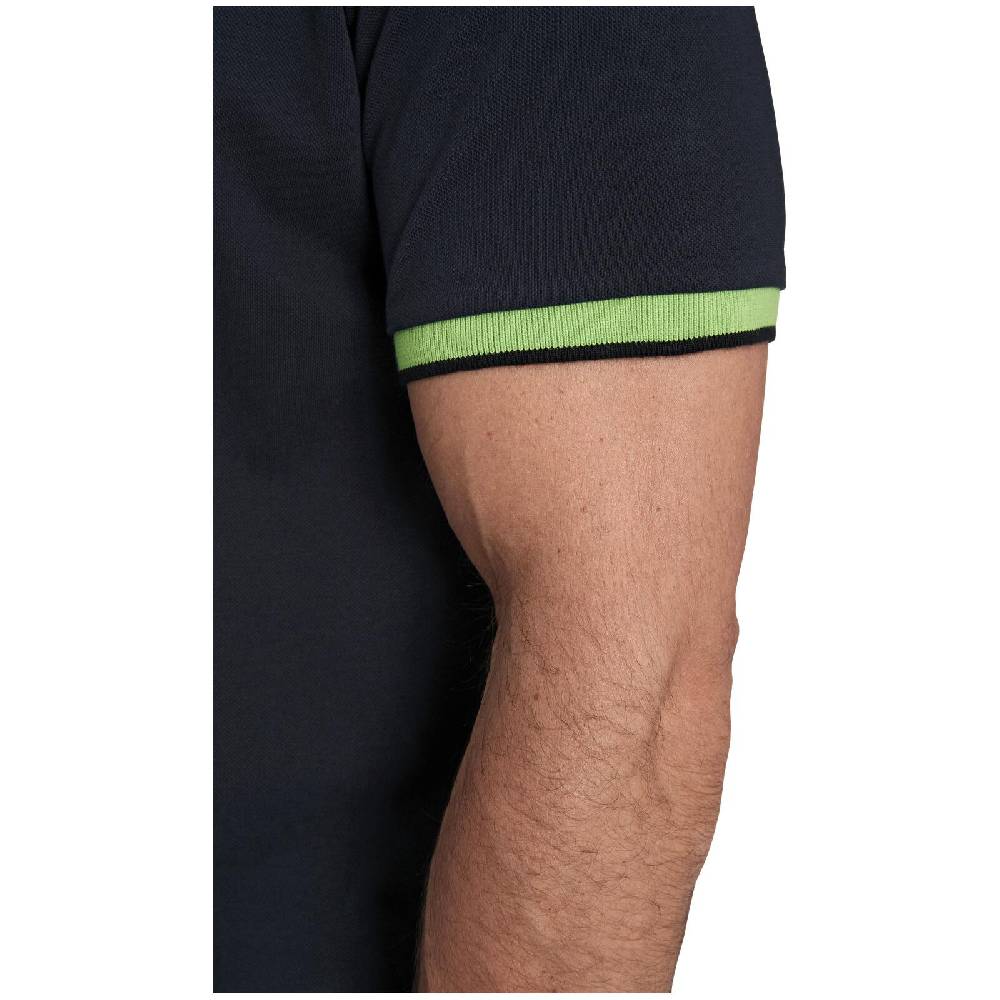 Jan Vanderstorm Poloshirt LAVRANS Schwarz Grün