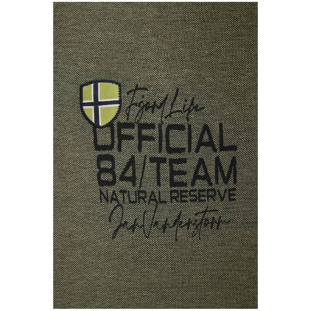 Jan Vanderstorm Poloshirt MEINERT Grün Melange