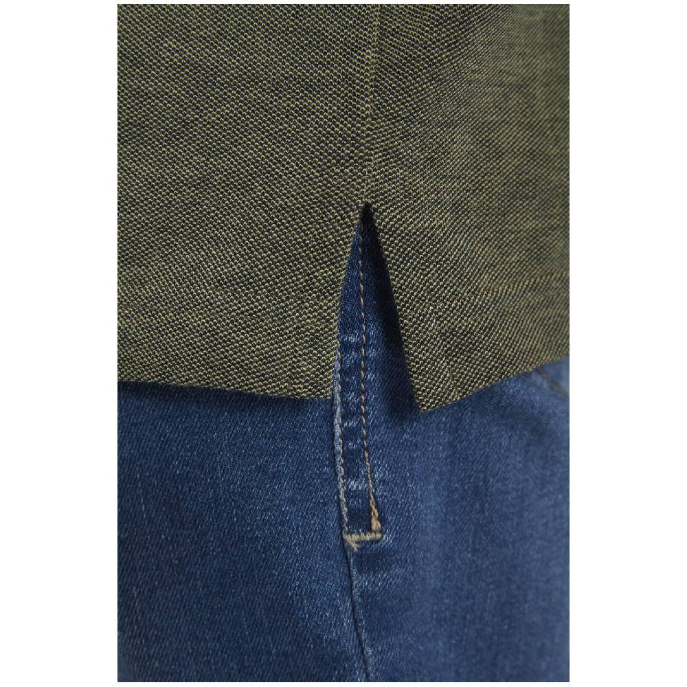 Jan Vanderstorm Poloshirt MEINERT Grün Melange