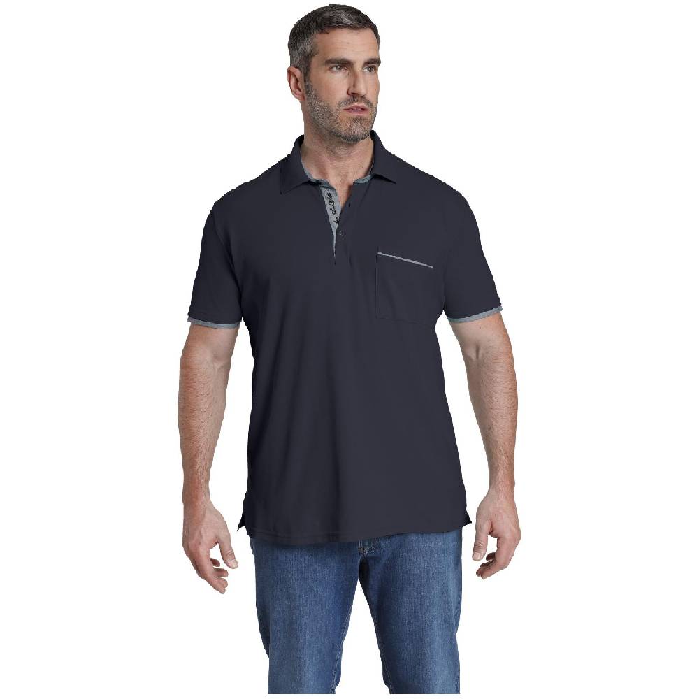 Jan Vanderstorm Poloshirt MELKER Dunkelblau