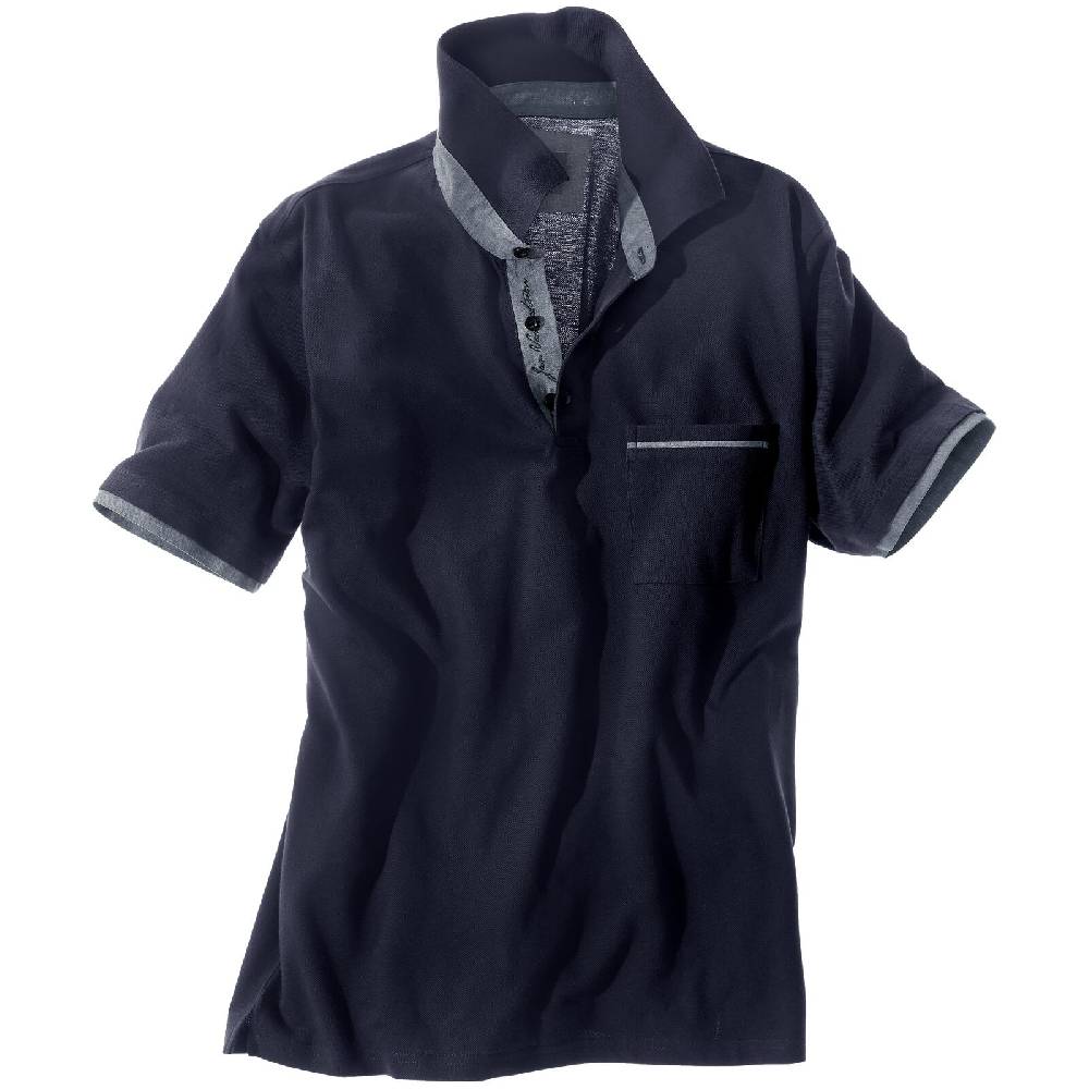 Jan Vanderstorm Poloshirt MELKER Dunkelblau