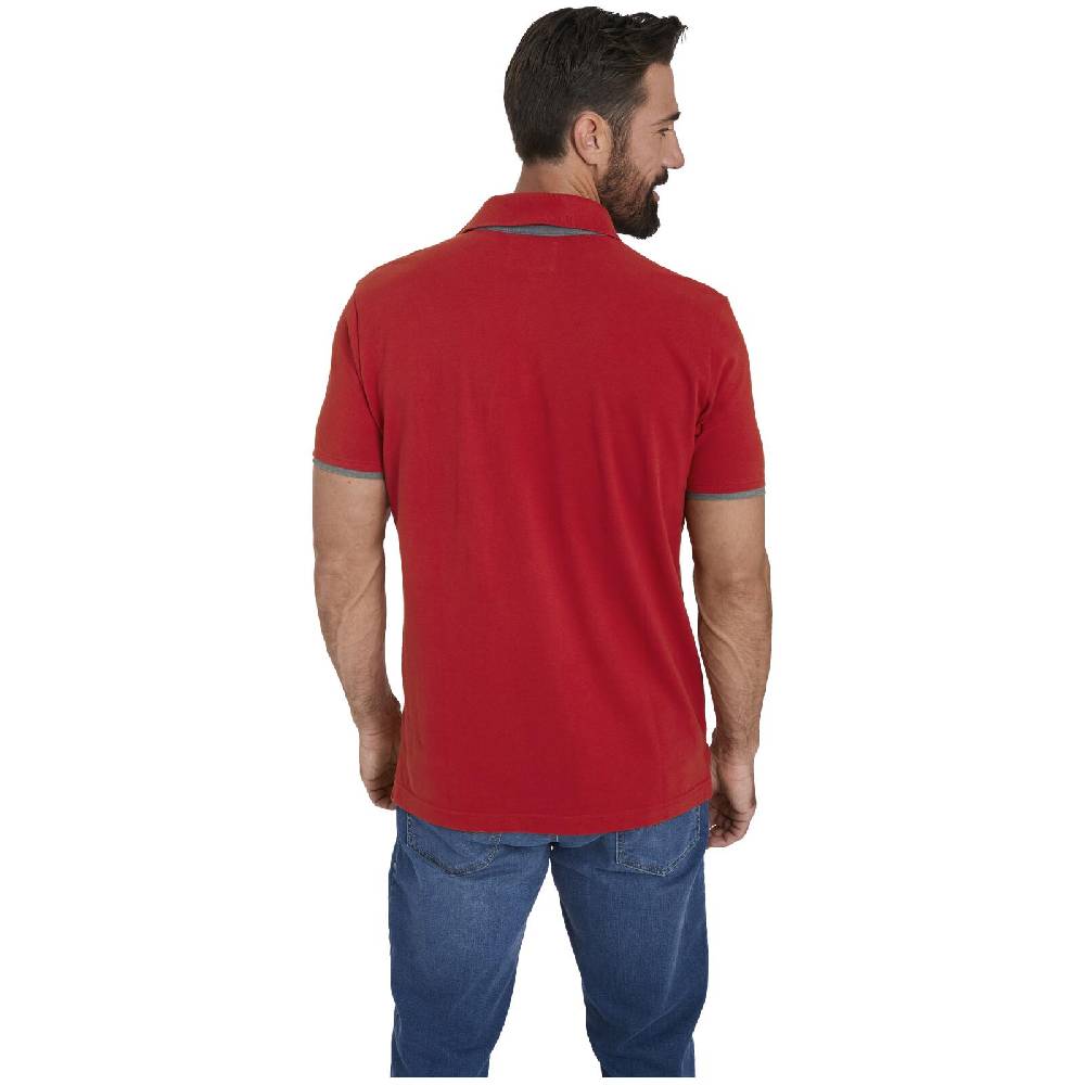 Jan Vanderstorm Poloshirt MELKER Rot