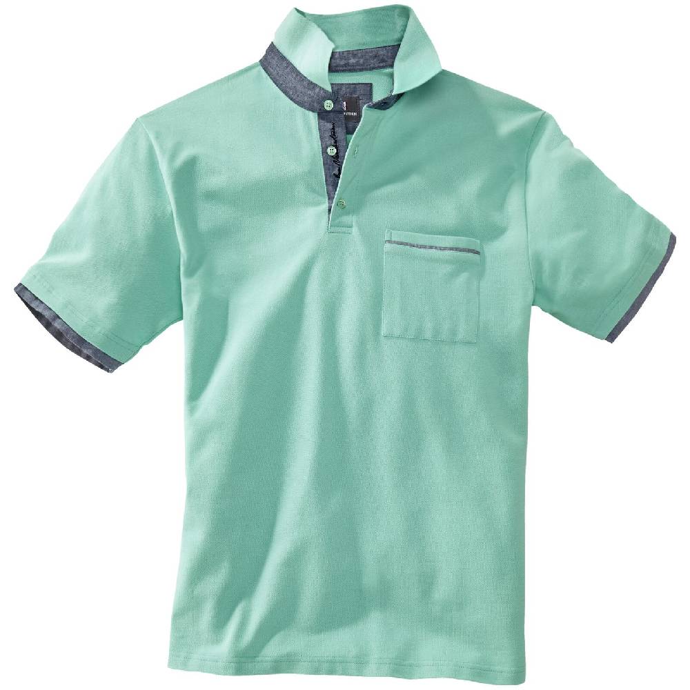 Jan Vanderstorm Poloshirt MELKER Türkis