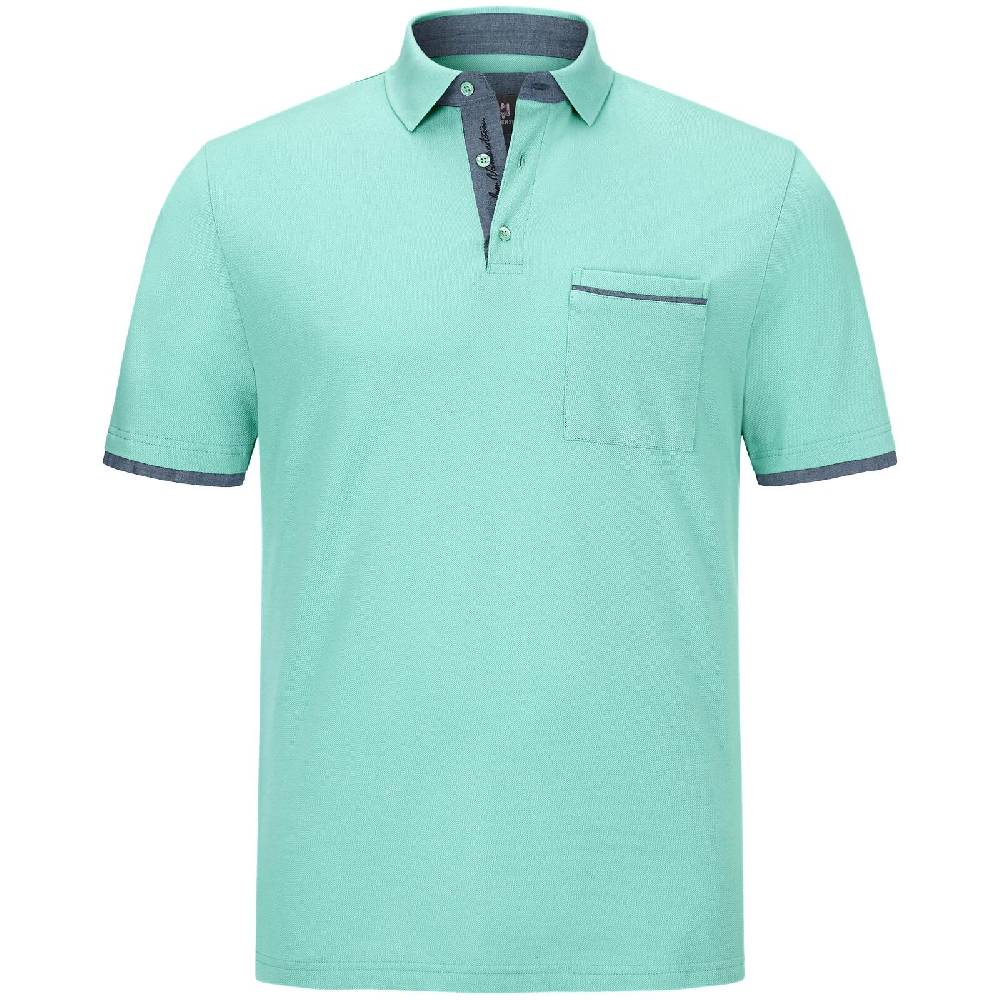 Jan Vanderstorm Poloshirt MELKER türkis