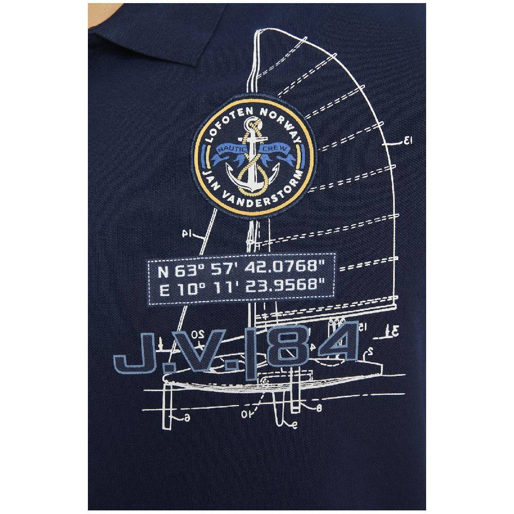 Jan Vanderstorm Poloshirt NICCO Dunkelblau