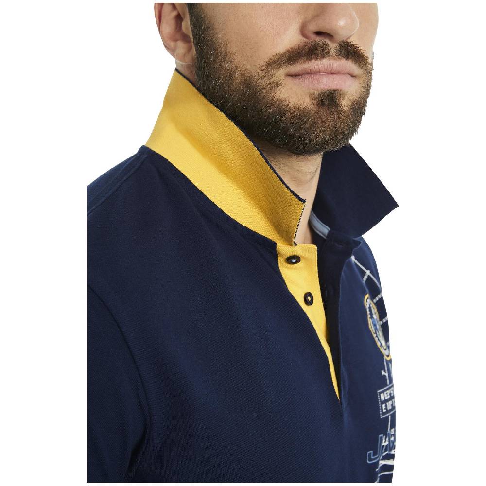 Jan Vanderstorm Poloshirt NICCO Dunkelblau